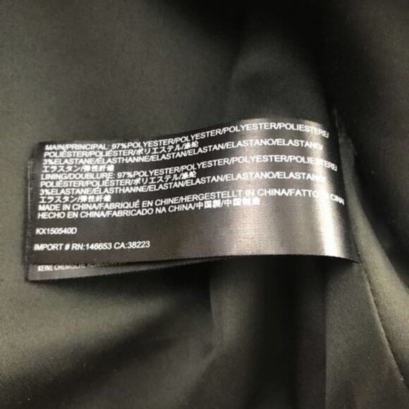 Keepsake the label fit flare off the shoulder black scuba cocktail dress womens - Picture 4 of 7